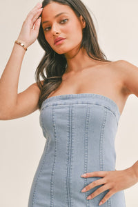 denim dress