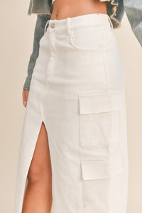 cargo midi skirt 