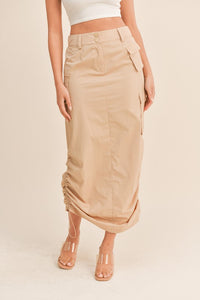 cargo midi skirt 