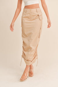 cargo midi skirt 