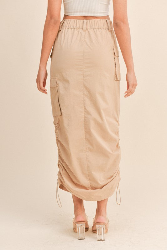 cargo midi skirt 